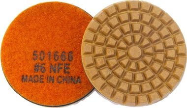 National Flooring Equipment Resin Bond Metal Grinding Disks - 400-800 Grit 3mm, large image number 0