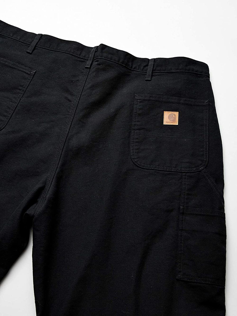 Carhartt Men's Duck Dungaree Flannel Lined 33x30 Black Work Pants