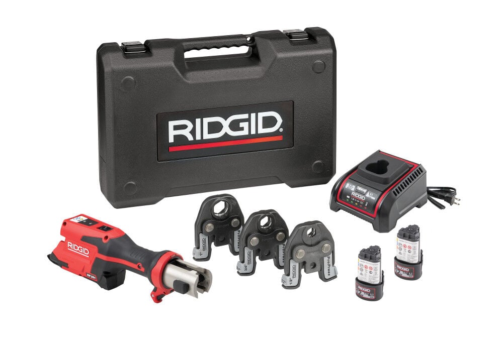 Ridgid RP 251 Press Tool Battery Kit wih ProPress Jaws (1/2 Inch-1 Inch) – 78158
