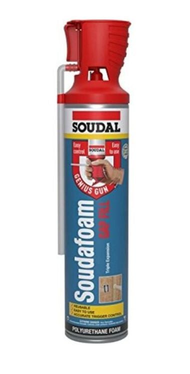 Soudal 20 Oz Aerosol Can Genius Gun Soudafoam Gap Fill PU Foam, large image number 0