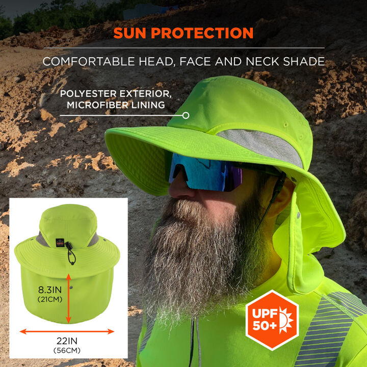 Ergodyne Ranger Hat with Neck Shade, large image number 1