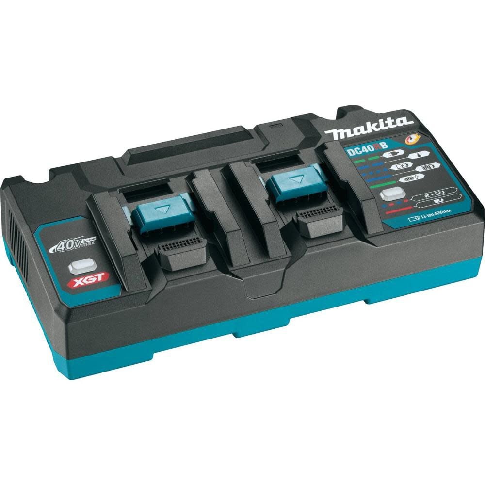 Двухпортовое быстрое оптимальное зарядное устройство Makita 40V Max Xgt 41690₽