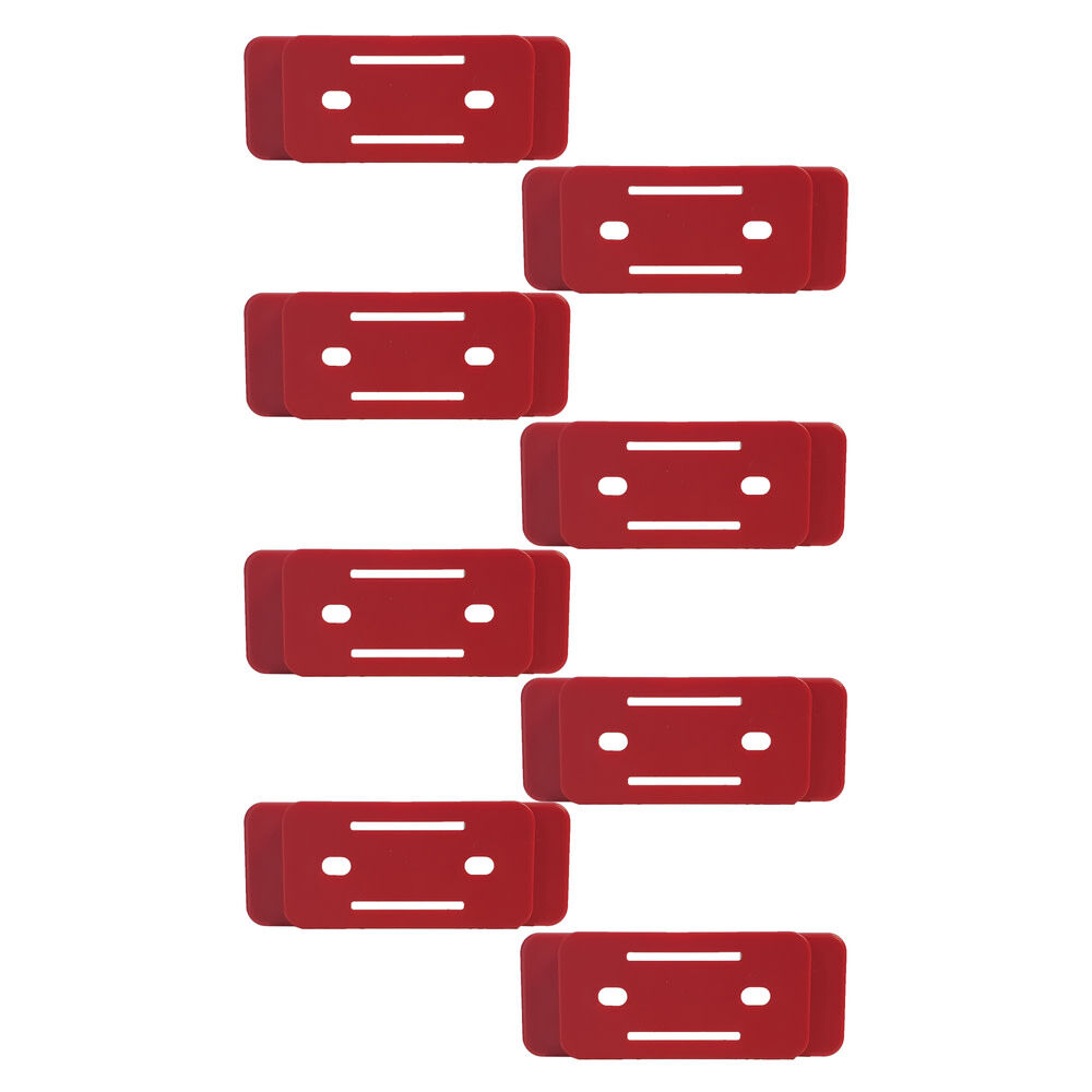 Stealthmounts Battery Mount Milwaukee PACKOUT Feet Red 8pk, large image number 1