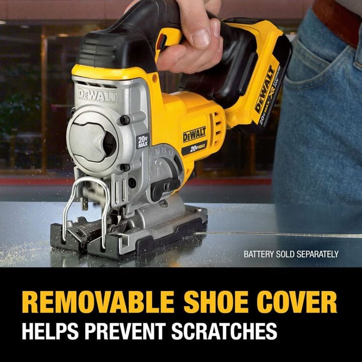 DEWALT 20V MAX Cordless Jig Saw & Lithium-Ion 5Ah Starter Kit Bundle, large image number 11