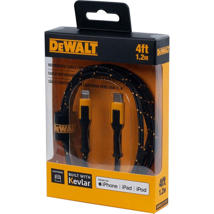 DEWALT Phone Charger Lightning to USB-C 4', large image number 5