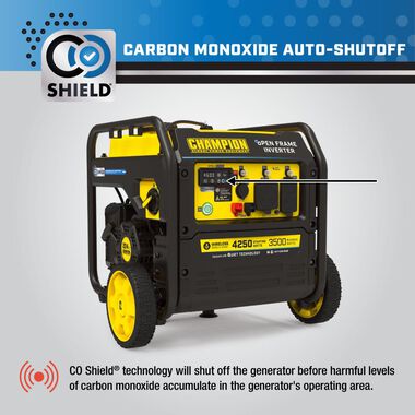 Champion Power Equipment 4250-Watt Open Frame Inverter with CO Shield and Wireless Remote Start, large image number 3