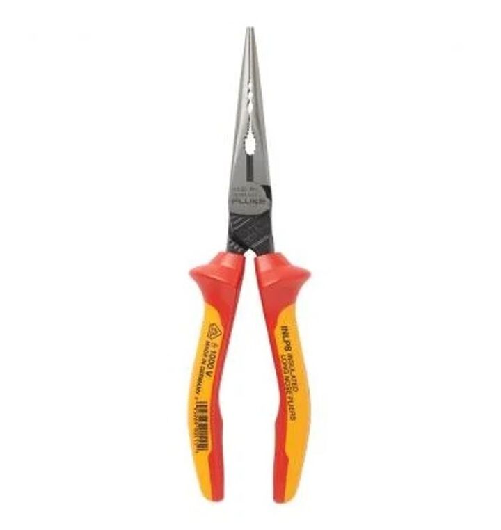 Fluke Insulated Long Nose Pliers, large image number 1