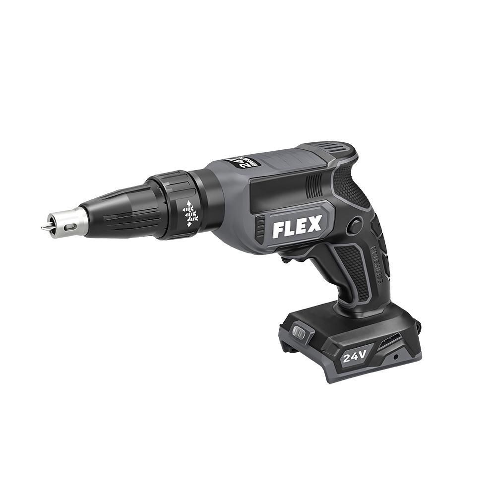 FLEX 24V Drywall Screw Gun With Magazine Attachment (Bare Tool), large image number 3