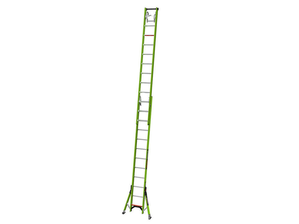 Little Giant Safety HyperLite SumoStance 24 Ft. - IAA Fiberglass Extension Ladder with CH V-Rung and Claw, large image number 2