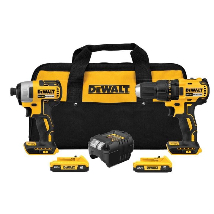 DEWALT 20V MAX Brushless 2 Tool Combo Kit