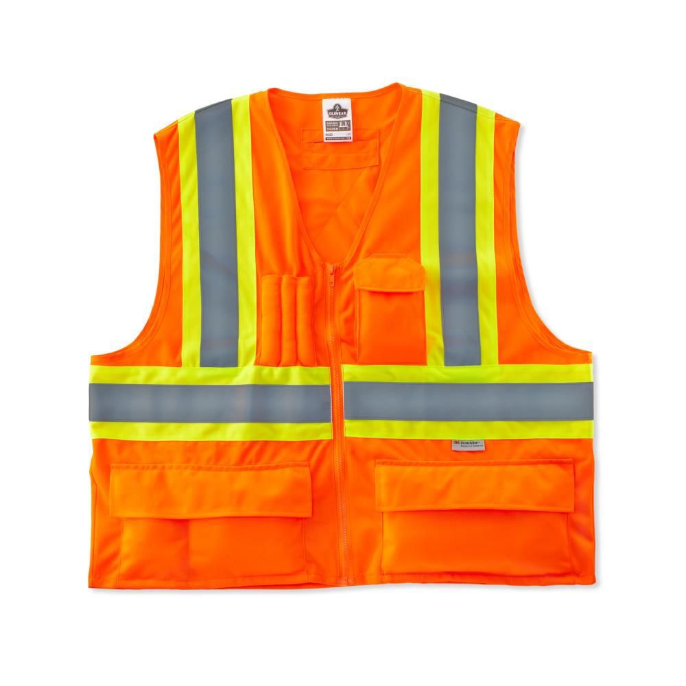 Ergodyne GloWear 8235ZX Class 2 Two-Tone X-Back Vest 2XL/3XL, large image number 1