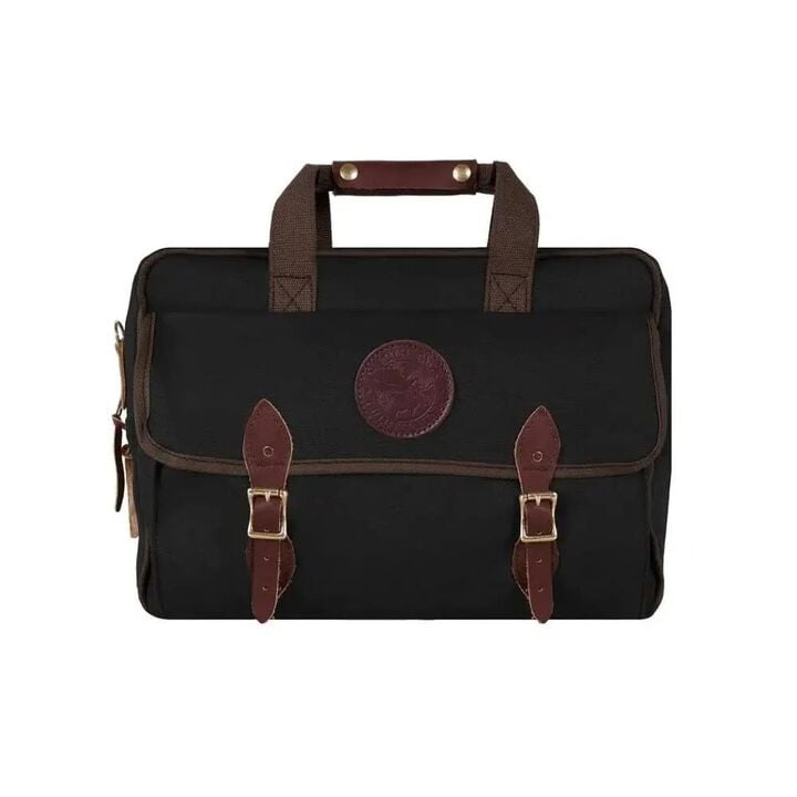 Duluth Pack Black Canvas Classic Carry-On Bag, large image number 0