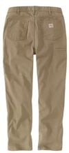 Carhartt Women's 32 Inch Waist Cotton Flame Resistant Canvas Jeans, Golden Khaki, small image number 2