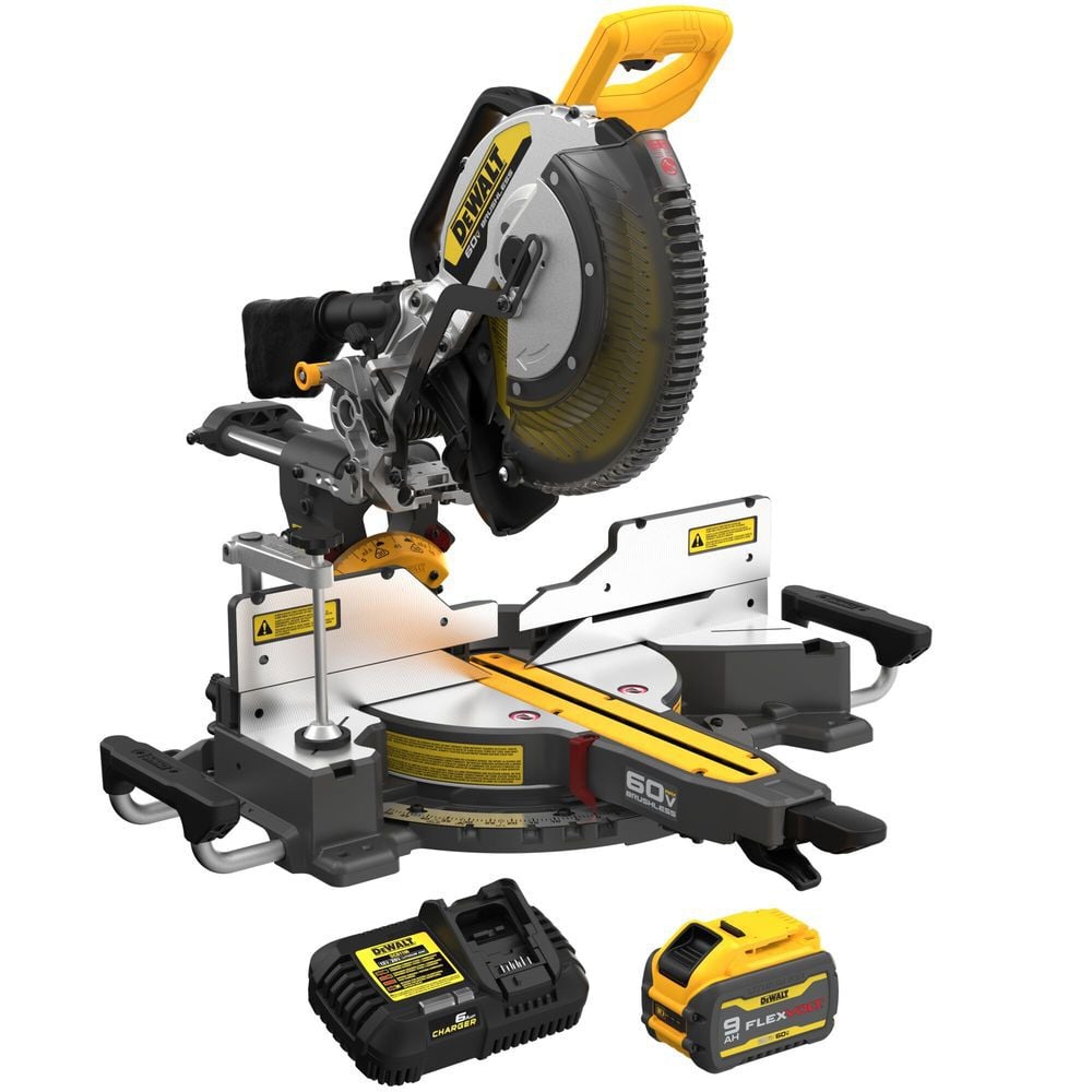 DEWALT 60V 12'' Sliding Miter Saw (Bare Tool), large image number 2