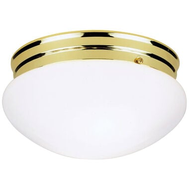 Westinghouse 2Light Interior Polished Brass Ceiling Light Fixture