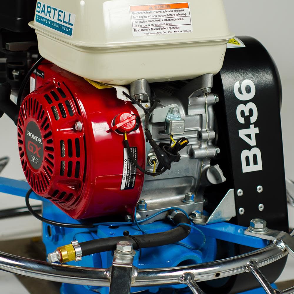 Bartell Morrison B436 36in Pro Trowel Combo Blades Hoist Hook and Easy