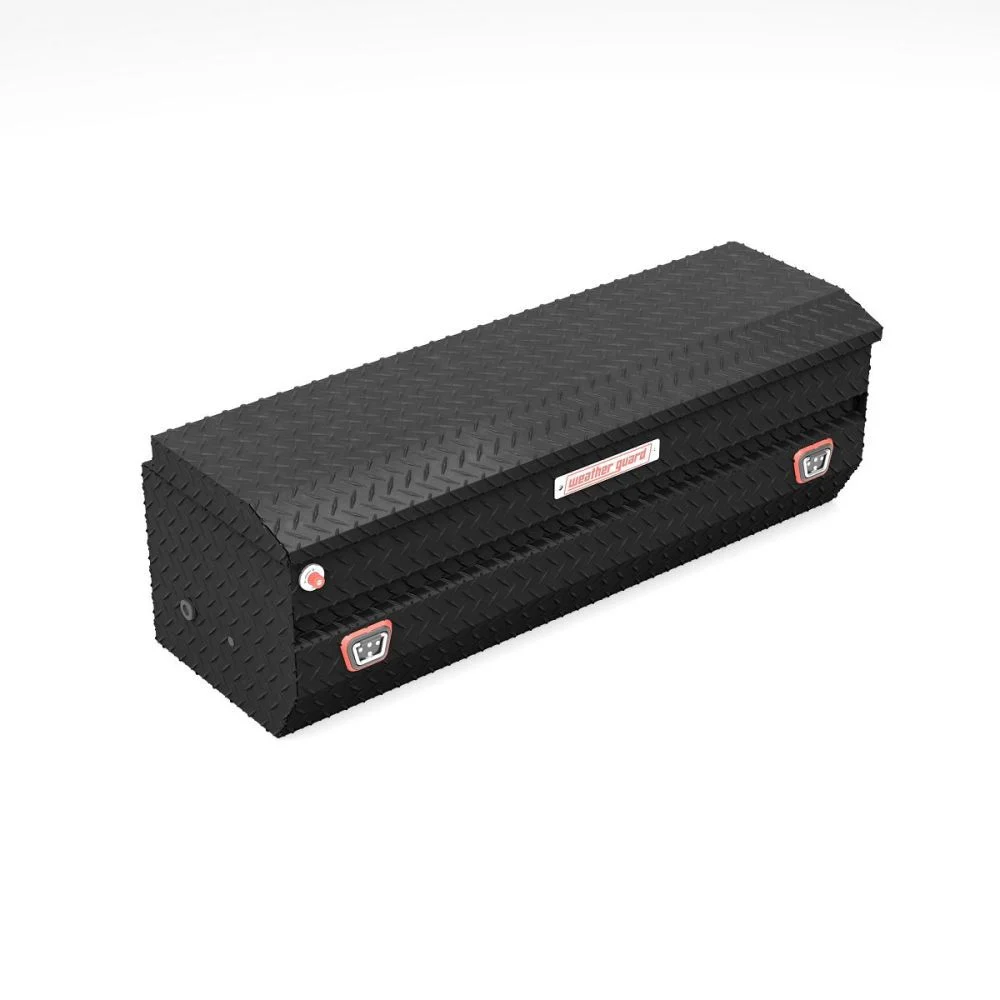 Weather Guard 10 Cu Ft Aluminum All Purpose Full Standard Chest Matte Black, large image number 1