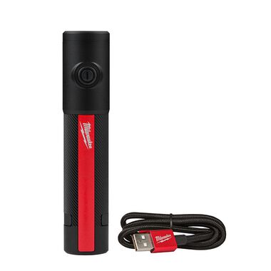 Milwaukee Everyday Carry Flashlight with Magnet Rechargeable 500L
