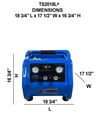 Eagle Compressor 2HP 4.2 Gallon Twin Stack Air Compressor, small image number 3