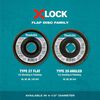 Makita X-LOCK 41/2in 60 Grit Type 29 Angled Grinding and Polishing Flap Disc for X-LOCK and All 7/8in Arbor Grinders, small image number 4