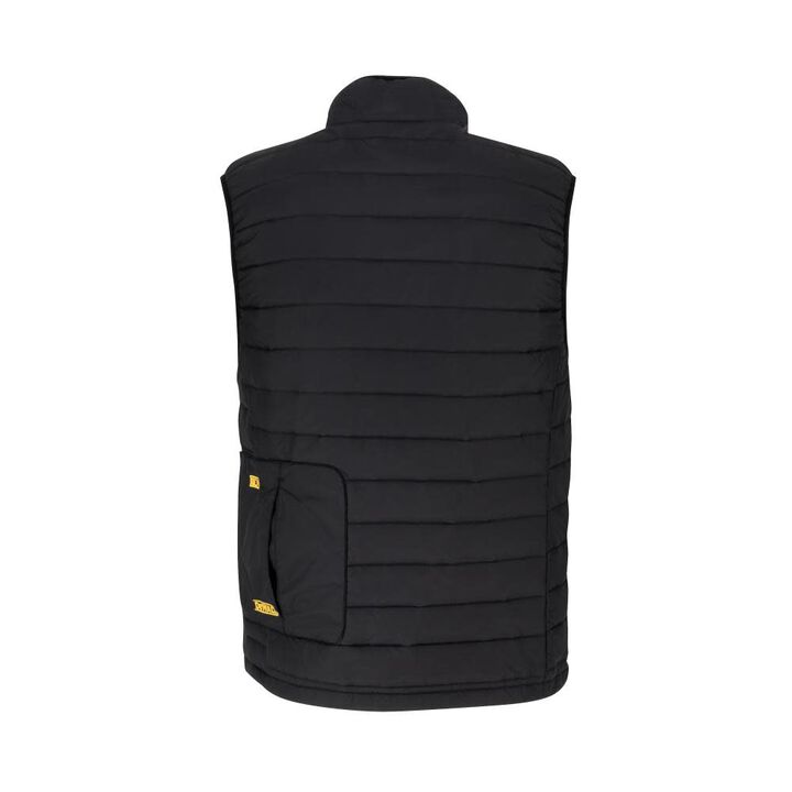 DEWALT Mens Heated Puffer Vest, Black, Small, large image number 12