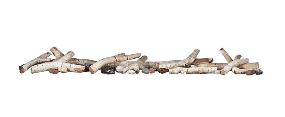 Napoleon Large Standard Birch Log Kit for Electric Fireplaces, large image number 1