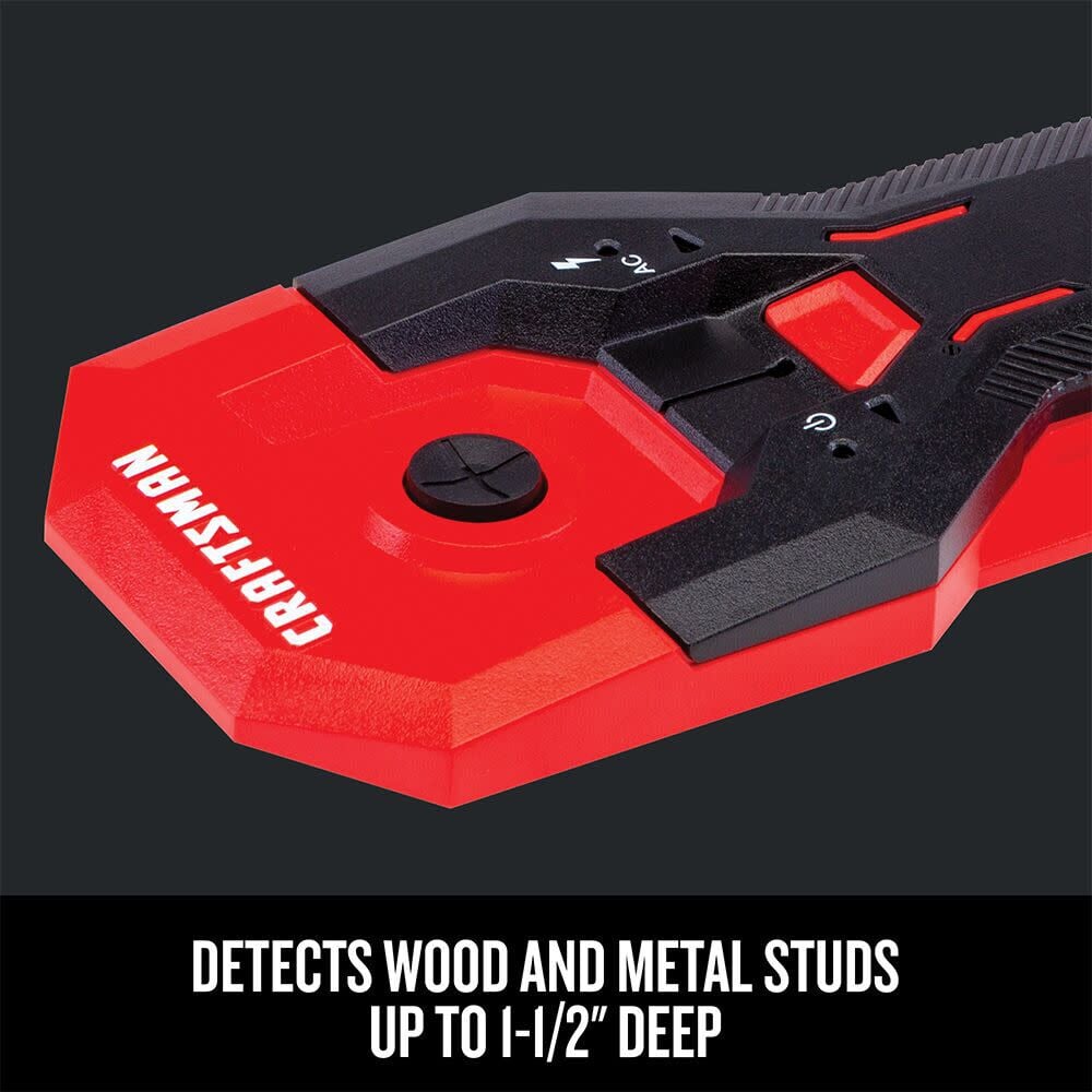 CRAFTSMAN Center Finding 1-1/2 Inch Depth Point Stud Finder With AC Detection, large image number 4
