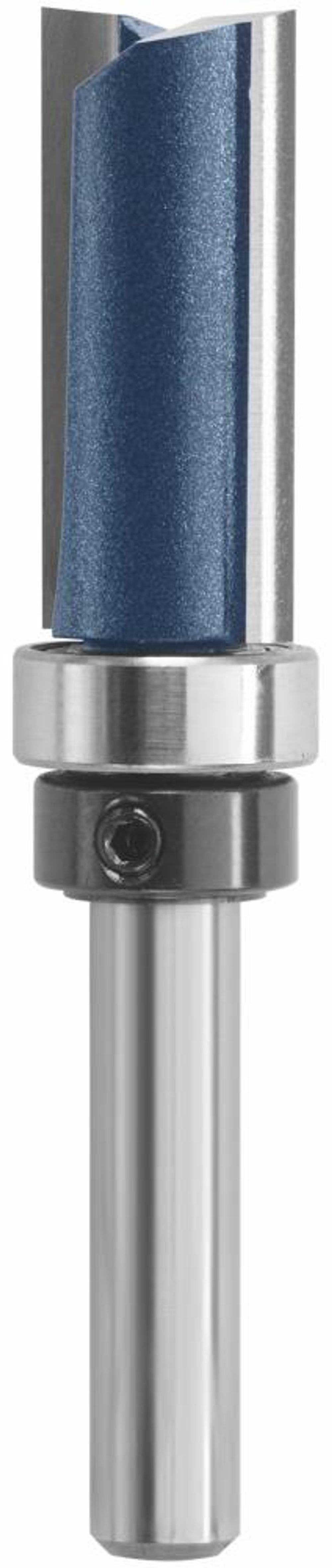 Bosch 1/2in x 1in Carbide Tipped Double Flute Top Bearing Straight Trim Router Bit, large image number 6