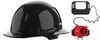Milwaukee BOLT Black Full Brim Vented Hard Hat with 4pt Ratcheting Suspension Type 1 Class C & Cooling Fan Bundle, small image number 1