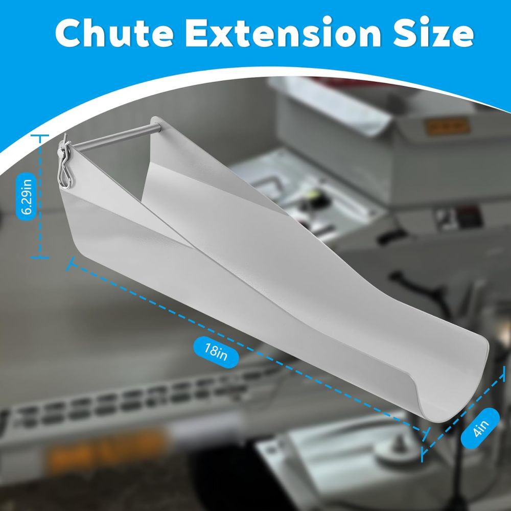 Mud Mixer 18 Inch Steel Chute Extension, large image number 2