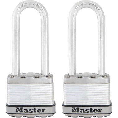 Master Lock Padlock 11/16 x 1 3/4in Dual Ball Bearing Locking, large image number 0