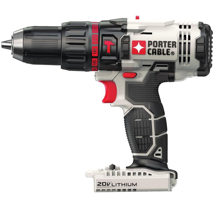 Porter Cable 1/2in 20V Variable Speed Hammer Drill Kit, large image number 2