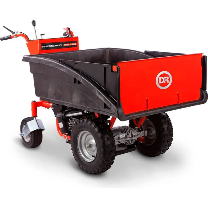 DR Power Equipment DR Powerwagon XL800 8 Cu Ft Orange Black Heavy Duty Utility Cart, large image number 1