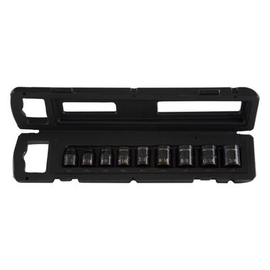 CRAFTSMAN 3/8 Inch SAE Impact Socket Set, 9 Piece
