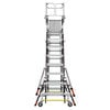 Little Giant Safety Cage Model 8 Ft. to 14 Ft. IAA FG with Wheel Lift and Ratchet Levelers, small