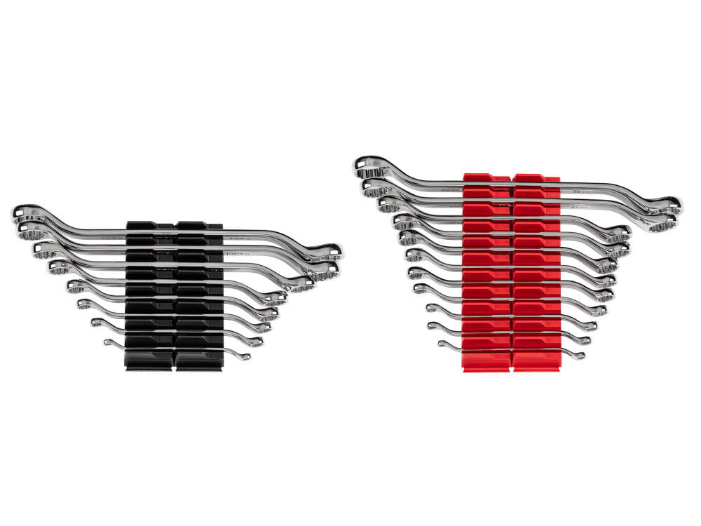 Tekton 45-Deg Offset Box End Wrench Set, (1/4 - 1-1/4 Inch, 6-32 mm), large image number 1