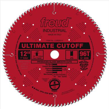 Freud 12in Ultimate Cut-Off Blade with Perma-SHIELD Coating