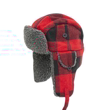 Eskimo Plaid Alaskan Sherpa Hat Youth