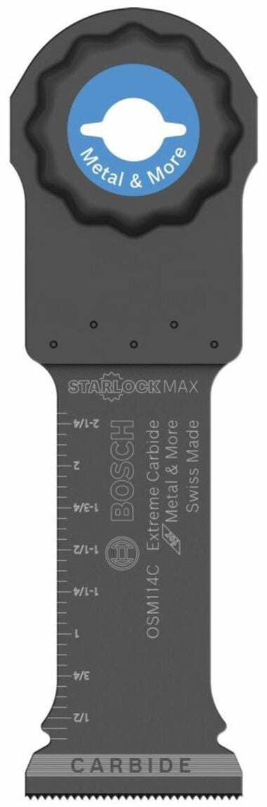 Bosch 1-1/4 In. StarlockMax Oscillating Multi Tool Carbide Plunge Cut Blade