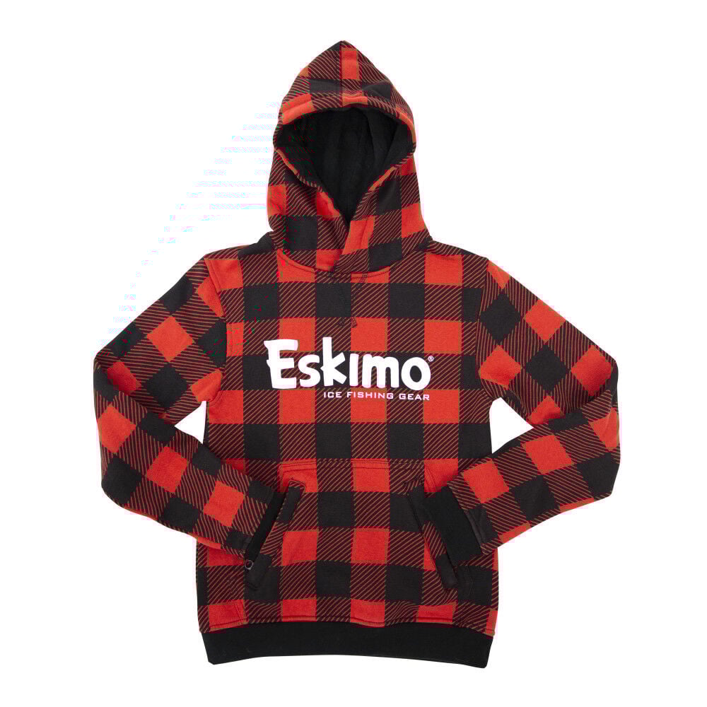 Eskimo Buffalo Plaid Cotton Hoodie Youth Size Medium – 3703009031
