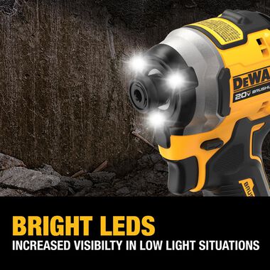 DEWALT ATOMIC 20V MAX Impact Driver Kit 1/4in 3 Speed Brushless Cordless, large image number 17