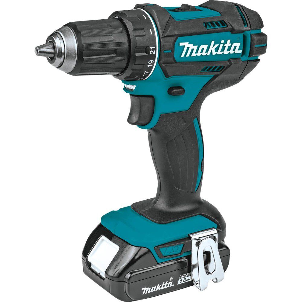Makita 18V LXT Lithium-Ion Compact Cordless 1/2in Driver-Drill Kit (1.5Ah), large image number 6