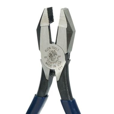 Klein Tools Rebar Work Pliers Plastic Dipped, large image number 4