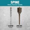Makita 1/2in x 23in Spline Bit 2-Cutter, small image number 3