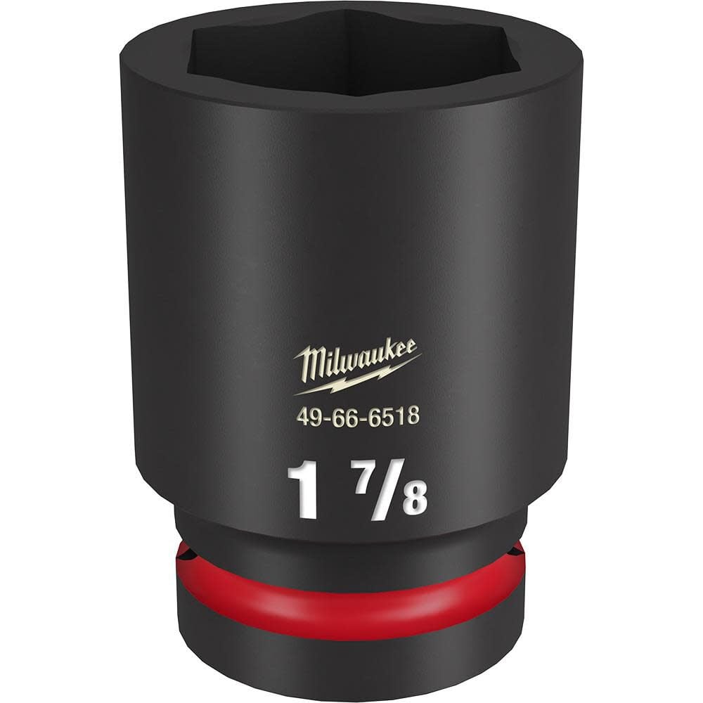 Milwaukee SHOCKWAVE Impact Duty Socket 1in Drive 1-7/8in Deep 6 Point, large image number 1