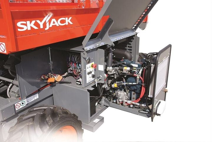 Skyjack Scissor Lift 32' Maximum Platform Height 68in Width Rough Terrain, large image number 3