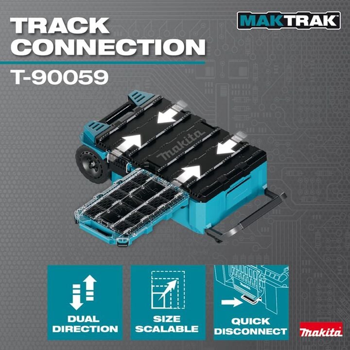 Makita MAKTRAK Low-Profile Medium Organizer, large image number 3