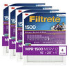 3M Filtrete 16 x 20 x 1-Inch 1500 MPR MERV 12 Allergen Defense Furnace Air Filter, 4-Pack, small image number 1