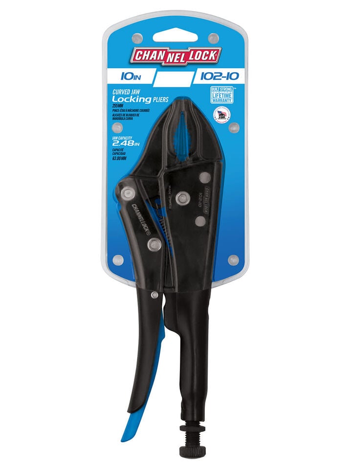 Channellock 10" Locking Pliers, Curved Jaw, large image number 5