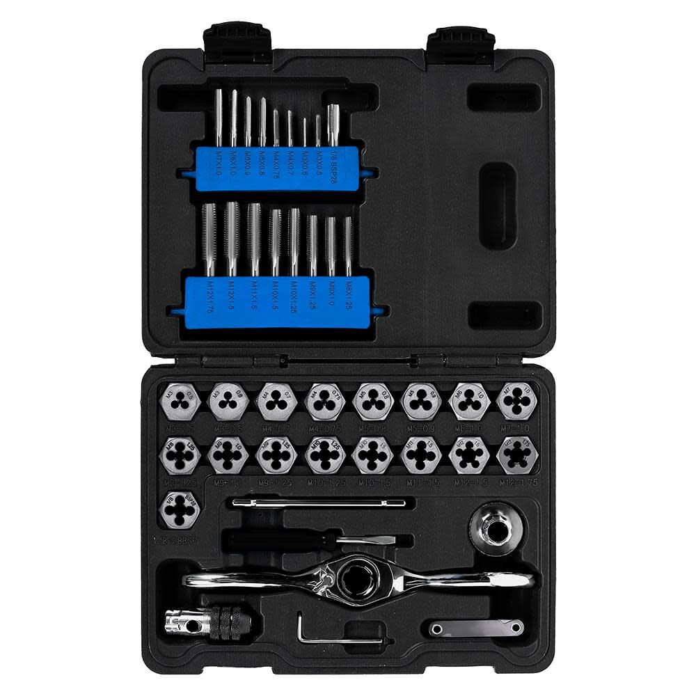 Champion Cutting Tool Tap and Die Set UNC, UNF, 40pc, large image number 1
